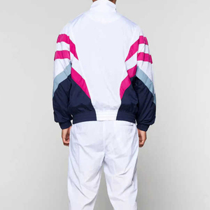 Custom Logo Windbreaker Nylon <b>Jacket</b> and <b>Track</b> Pants Zip up Sweatsuit Set Customized Patchwork Summer Wear Tracksuits <b>For</b> <b>Men</b> - Product Image 4
