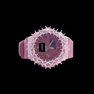 Premium Quality Custom Made Moissanite Diamond <b>Watch</b> Hip Hop Bling Luxury Wristwatch for <b>Men</b> Available At Competitive Price - Product Image 2