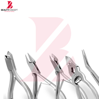 Instruments de podologie professionnels en acier inoxydable courbé, logo personnalisé, durables, autoclavables, résistants à la rouille, antidérapants