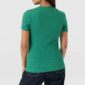 Women's Custom Print Design Crew Neck Short Sleeve Regular Fit Summer Hot Selling Stretchable Breathable Quick Dry Anti-Wrinkle - Product Image 2
