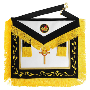 Premium Quality Customized Masonic Regalia Past High Priest Royal Arch Chapter Apron Gold Embroidery Masonic Royal Arch - Product Image 6