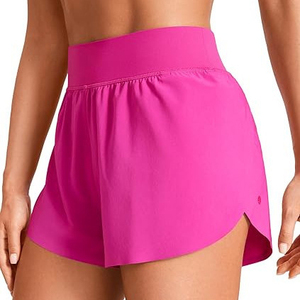 <b>Women's</b> Sporty <b>Skorts</b> High Waist Elastic Waist Solid Color Knitted Breathable Regular Fit White - Product Image 2
