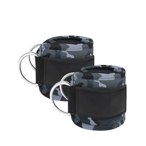 สายรัดข้อเท้านีโอพรีนแบบมืออาชีพ ปิดด้วยห่วงคู่ สำหรับยกขา ออกกำลังกายในยิม-ระบายอากาศได้ดี ปรับได้ ทนทาน - Product Image 3