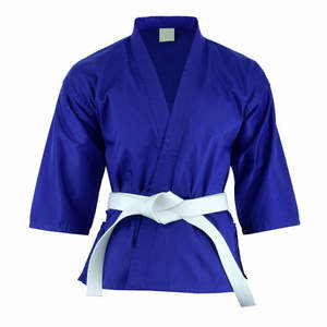 Uniforme de Artes Marciales Ligero y Transpirable Unisex para Jiu Jitsu, Diseño Frontal Cómodo, para Judo BJJ, Poliéster/Algodón 280g - Product Image 4