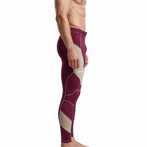 Leggings de compression longs pour hommes, séchage rapide, avec cordon de serrage à la taille - Product Image 5