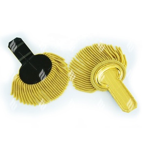 Épaulettes personnalisées OEM brodées de paillettes réfléchissantes, avec support métallique durable et fixation magnétique, style de luxe sur mesure - Product Image 3