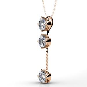 <span class=keywords><strong>Collana</strong></span> a Y con Pendente Lungo Scintillante, Impreziosita con Cristalli <span class=keywords><strong>Swarovski</strong></span>, in Argento Sterling 925, <span class=keywords><strong>Collana</strong></span> Daisini alla Moda per Donna - Product Image 5