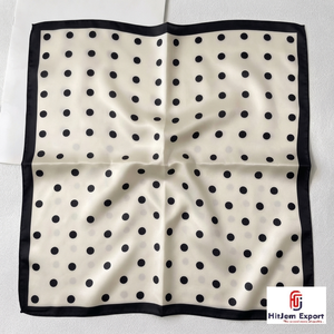 Custom Logo Satin Printed <b>Scarf</b> OEM ODM Private Label Fashion Manufacturer Nigeria Ghana Kenya Congo Senegal Tanzania Service - Product Image 4