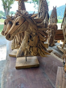 Cheval en bois flotté - Product Image 2