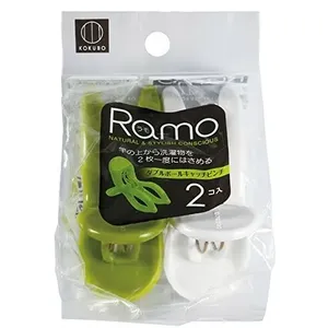 RAMO 2 pezzi verde/bianco a 2 strati pinze per biancheria - Product Image 1