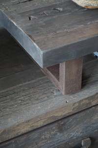 Meuble TV en bois Nero avec trois tiroirs, console multimédia rustique à longueur réglable, unité de rangement, meuble de salon - Product Image 4