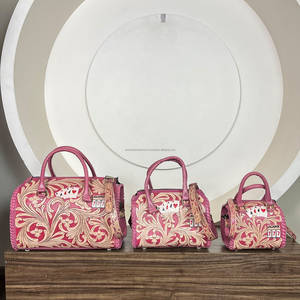 กระเป๋าเดินทางหนังแท้ลายไพ่ 777 แบบสะพายข้าง รุ่นใหม่มาแรง ขายดี - Product Image 3