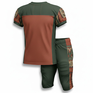 Tenue de football américain entièrement sublimée, design personnalisé, logo et numéro d'équipe, coupe professionnelle, équipement d'entraînement durable - Product Image 4