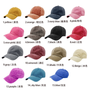 Wholesale Street Style Vintage Distressed Dad Hat <b>Baseball</b> <b>Cap</b> Cotton Washed Common Fabric Washed Cotton <b>Baseball</b> <b>Caps</b> - Product Image 2