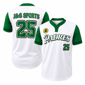 Camisetas de Béisbol Sublimadas Personalizadas Unisex, Tallas Grandes, 2 Botones, Transpirables, de Secado Rápido, Antibacterianas, Camisetas de Béisbol para Equipos, Venta al Por Mayor - Product Image 6