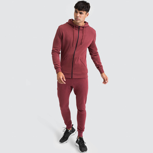 Wholesale New Fashion Winter Jogging 100% Cotton Tracksuit Sportswear Streetwear Custom <b>Men</b> 2 Piece Set Casual - Product Image 3