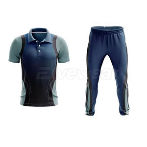 Uniforme de Cricket de Alta Calidad para Adultos, Talla Grande, Poliéster Duradero y Transpirable, Último Diseño, Precio Bajo - Product Image 3