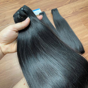 Extensiones de cabello natural de trama de mechones rectos naturales de cabello humano crudo vietnamita de muy alta calidad listo para enviar - Product Image 6