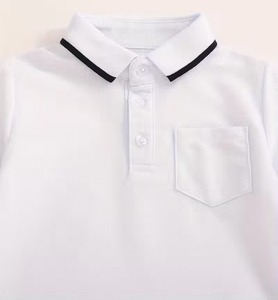 Polo pour garçon de qualité supérieure, 100% coton tricoté, respirant, manches courtes, décontracté, tendance, pour un confort quotidien, certifié LEED - Product Image 2