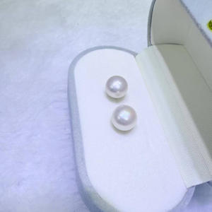 Pendientes de Perlas de Agua Dulce Naturales de Zhuji, Versátiles, Aurora, Plata de Ley (S925), Diseño Impecable, Estilo Red - Product Image 2