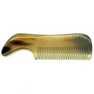 Super Oferta Peine de Cuerno Natural Hecho a Mano de Calidad Premium 100% Cepillo para el Cabello Calidad de Exportación Hecho en India - Product Image 6
