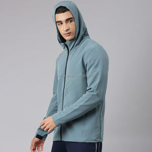 Nardon Apparel, chaquetas a prueba de viento SoftShell personalizadas para hombre, ropa de calle, chaqueta cortavientos con cremallera Lisa para correr para hombre - Product Image 5