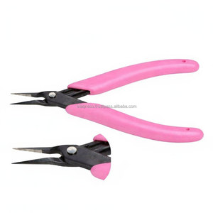 Alicates Profesionales de Acero Inoxidable de 5-3/8 Pulgadas con Punta Larga y Dientes Serrados |   Alicates de Punta Fina de Alta Calidad para Uso Eléctrico y Bricolaje - Product Image 1