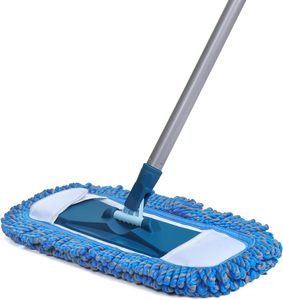 Mopa Comercial de Alta Calidad con Hilo de Algodón Ecológico, Mango de Hierro Plegable, Escurridor Automático, Duradera para Pisos de Madera - Product Image 4