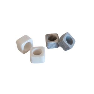 <b>White</b> <b>Marble</b> Napkin Ring Natural Stone <b>Dining</b> <b>Table</b> Accessory Decorative Holder For Wedding Banquet Hotel Restaurant Events - Product Image 5