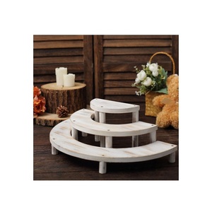 Support à cupcakes rustique en bois naturel fait main pour muffins, pâtisseries, biscuits et friandises - Product Image 6