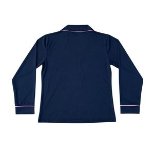Ensemble de pyjama pour femmes Jack and Jill, tissu doux de qualité supérieure, haut à boutons à manches longues, pantalon, logo personnalisé, confortable, vente en gros - Product Image 3