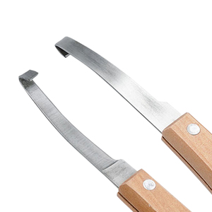Holzgriff-Hufmesser mit Geringer Mindestbestellmenge, Wiederverwendbar, Leichtgewichtig, Edelstahlklinge, Individuelles Logo, Veterinärchirurgische Instrumente OEM ODM - Product Image 4
