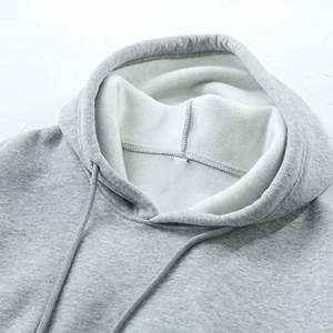 Sweat à capuche ample en laine pour femme, personnalisable avec logo frontal, style décontracté - Product Image 2