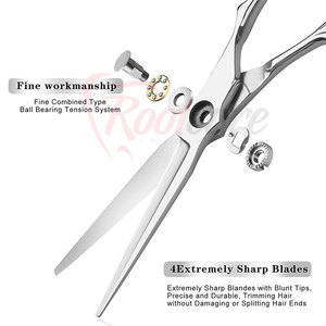 Ensembles de ciseaux de barbier les mieux notés, ensembles de ciseaux de barbier professionnels, ensembles de ciseaux de barbier à bord tranchant - Product Image 3