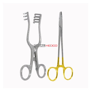Kit de chirurgie orthopédique vétérinaire, manuel, acier inoxydable allemand, ensemble d'instruments chirurgicaux pour os d'animaux, complet, certifié CE - Product Image 4