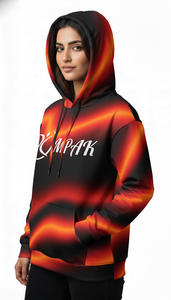 Sweat à capuche unisexe surdimensionné haut de gamme avec design de sublimation premium pour un style urbain décontracté - Product Image 4