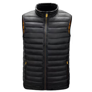 Gilets matelassés en coton Montane de qualité supérieure, sans manches, zippés, en nylon et polyester, chauds, coupe-vent, col montant, logo frontal - Product Image 1