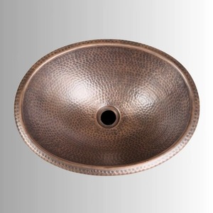 Évier simple en cuivre à installation sous plan pour cuisine ou bar, surface polie moderne de qualité supérieure, design personnalisable - Product Image 2