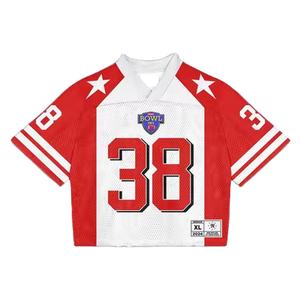 2025 último diseño sublimación uniformes de desgaste de fútbol americano totalmente personalización bordado camisetas de fútbol americano - Product Image 1