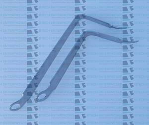 Retractores de Rodilla Hohmann de Punta Larga y Curva, Retractor Ortopédico de Rodilla para Artroplastia de Cadera, Acero Inoxidable - Product Image 4