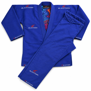 Judo Kimono Uniform Black 100% Cotton Regular Fit Men Adult Martial Arts Wear Stretch Lightweight cotton pearl weave kimono - Product Image 1