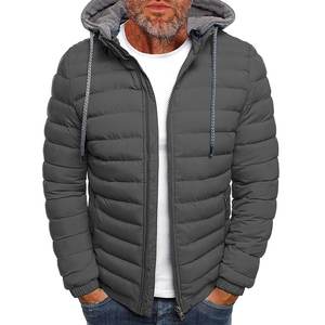 Chaqueta Acolchada para Hombre al por Mayor, Chaqueta Acolchada de Invierno Personalizada para Hombre, Chaqueta Acolchada con Capucha, Cálida, Ligera y Cómoda - Product Image 5