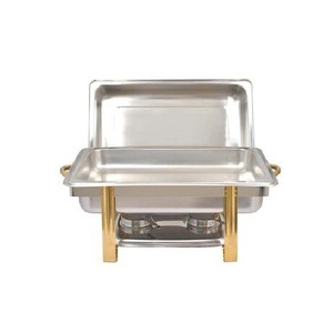 Stainless <b>Buffet</b> <b>Warmer</b> Dish Crafted for Serving Hot Meals at Functions Gatherings and Events with Durable Frame and Easy Use - Product Image 6
