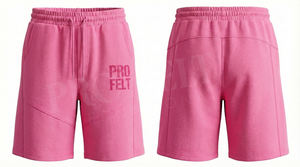 Pantalones Cortos Deportivos de Moda, Estilo Urbano, Ecológicos, Transpirables, de Secado Rápido, 100% Algodón, Se Aceptan Personalizaciones, Marca Privada - Product Image 3