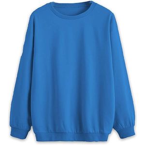 Reliable Men's Winter Wear Layering Essential Casual Solid Cotton/Polyester <b>Fleece</b> Breathable <b>Lined</b> <b>Sweatshirt</b> for All Day - Product Image 3