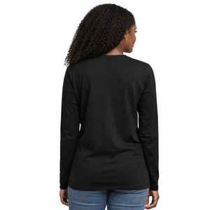 Iota Phi Lambda Sorority Black Long Sleeve Shirt Greek Letter Apparel Founding Year 1929 Womens Casual Crewneck <b>Top</b> - Product Image 4