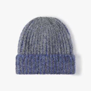 Wholesale Winter Color <b>Tie</b> Dye Beanie Outdoor Windproof Hats Thick <b>Wool</b> Custom Hats for Women Men - Product Image 5