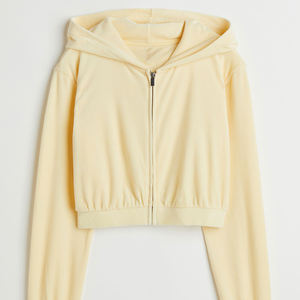 Wholesale High Quality Long Sleeves Tracksuit Cropped Logo Blank <b>Yoga</b> Crop Top Pullover <b>Sweatshirt</b> Custom Womens Hoodies - Product Image 6