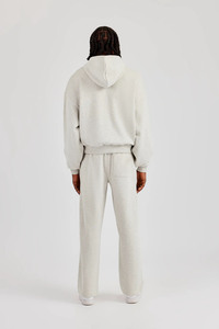 Ensemble de survêtement en molleton premium pour homme, coupe oversize, avec fermeture éclair, pour le sport et les loisirs, style athleisure de luxe - Product Image 2
