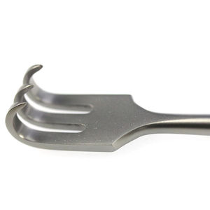 เครื่องมือผ่าตัดกระดูก Volkmann Bone Retractor 4 หัวแหลมและหัวทู่ ด้ามจับแบบห่วง สำหรับศัลยกรรมกระดูก Shuja Surgico - Product Image 2